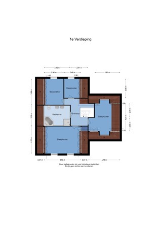 Floorplan - Vliegheuvel 23, 5685 CB Best